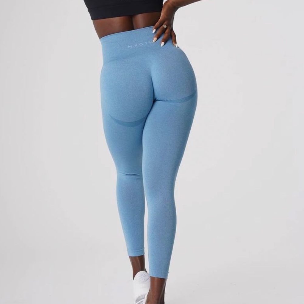 NVGTN sky blue Contour Seamless leggings